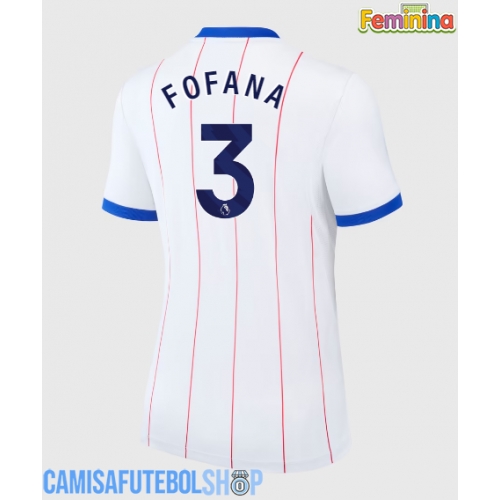 Camisa de time de futebol Chelsea Wesley Fofana #3 Replicas 3º Equipamento Feminina 2026-27 Manga Curta